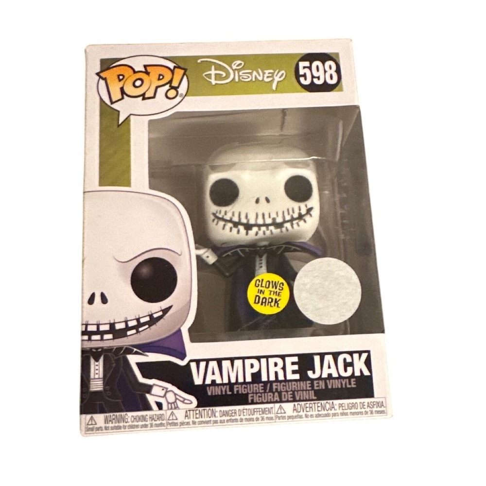 Disney Funko Pop! The Nightmare Before Christmas Vampire‎ Jack #598 GITD